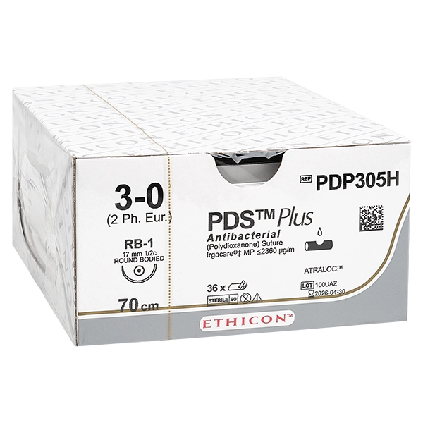 Ethicon PDS II Plus violett - Langsam resorbierbares, monofiles Nahtmaterial (SSB-fähig)