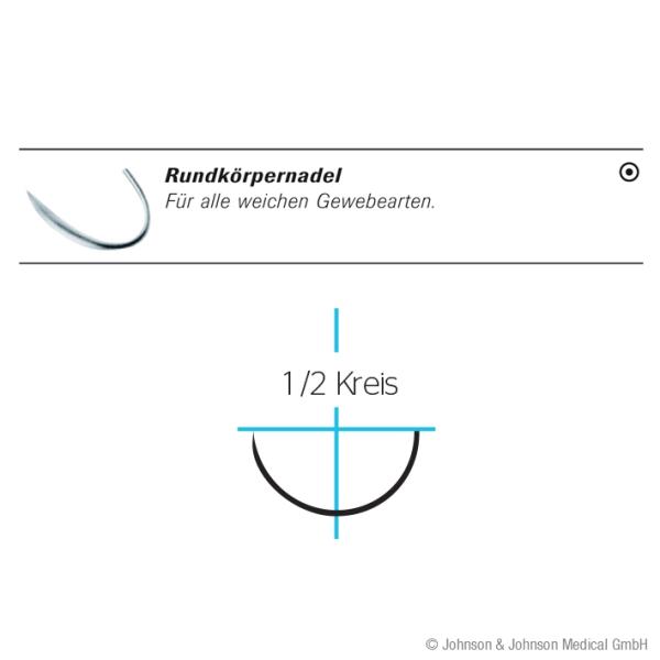 Preview: Ethicon Prolene TF1 - blau monofil, nicht resorbierbares Nahtmaterial (SSB-fähig)