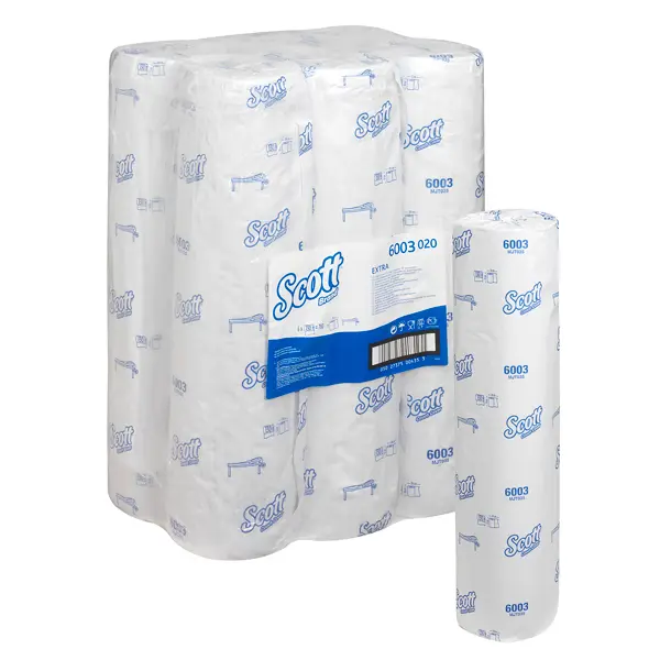 EXTRA Ärzterollen - 2-lagig Perforiertes Tissue, 100% Recyclingmaterial
