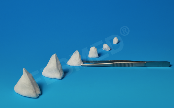 FES-TUPF Nr. 9 - Haselnussgroß - Sterile Mulltuper (SSB-fähig)