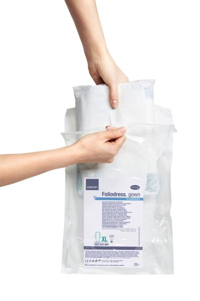 Preview: Foliodress Gown Comfort Standard - OP-Mantel, steril, Peel & Go Version