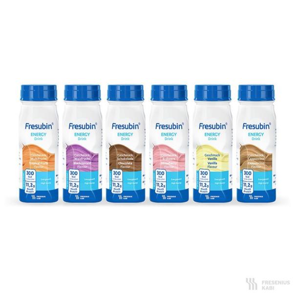 Fresubin energy Drink - Ballaststofffreie Trink- und Sondennahrung, 6 x 4 x 200 ml