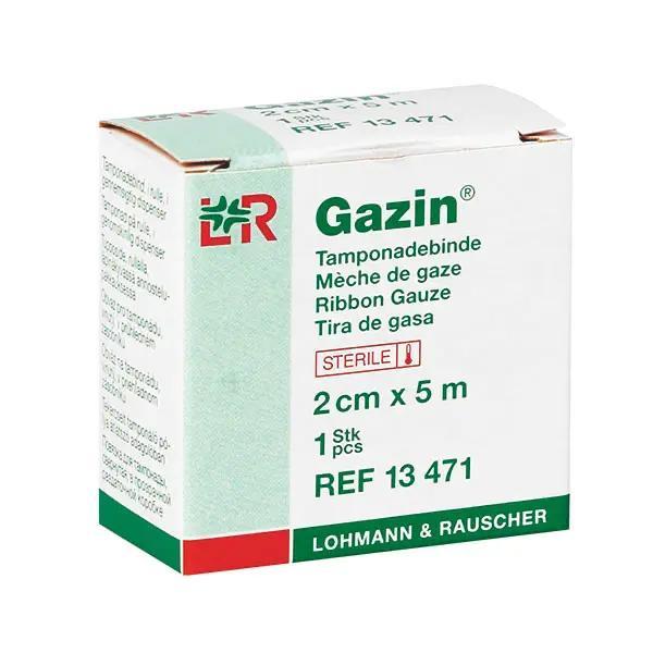Gazin Tamponadebinde - steril, gerollt, im Kunststoffspender, 1-fach (SSB-fähig)