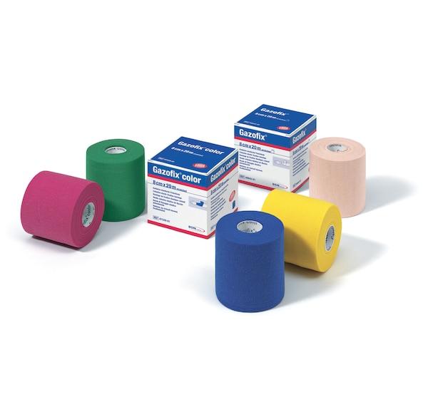Gazofix Color latexfrei - Farbige Fixierbinde, auf sich selbst haftend (SSB-fähig)