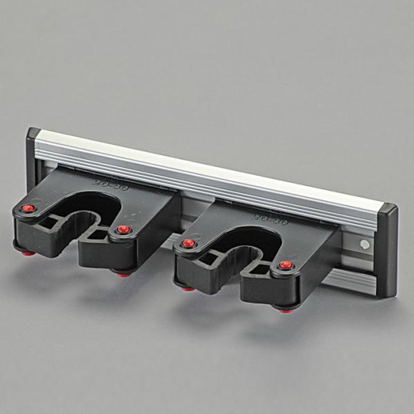 Gehstützenhalterungen auf 20 cm Alu-Schiene 