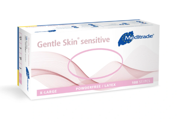Gentle Skin sensitiv, unsteril - Puderfreie Latex-Untersuchungshandschuhe