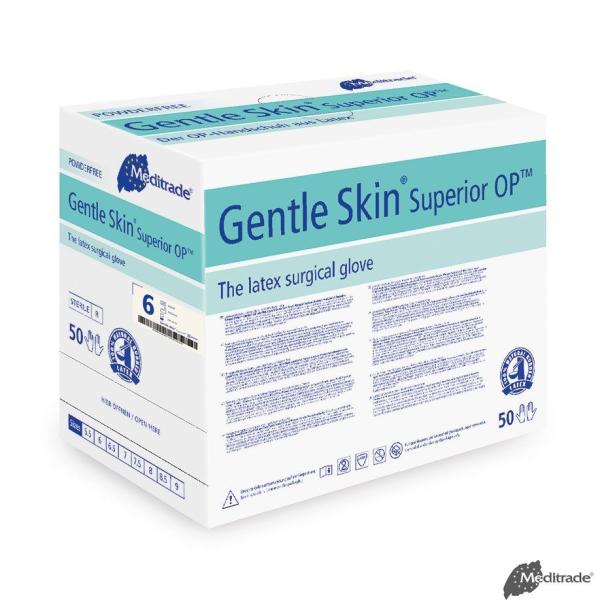 Gentle Skin Superior OP, steril - OP-Handschuhe aus Latex, puderfrei, 50 Paar