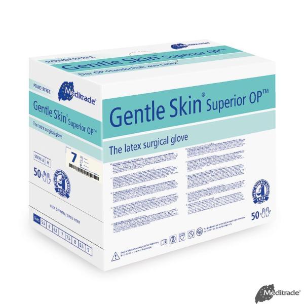 Preview: Gentle Skin Superior OP, steril - OP-Handschuhe aus Latex, puderfrei, 50 Paar