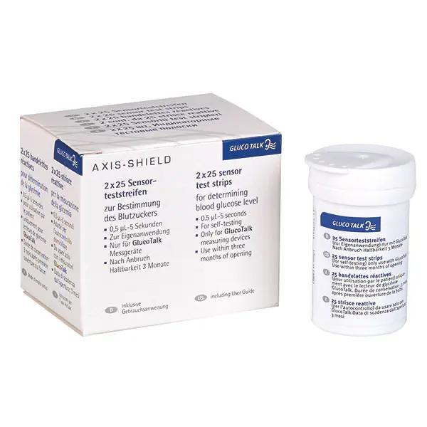 Gluco Talk Teststreifen - Blutzuckerteststreifen für das GLUCO TALK Blutzuckermesssystem