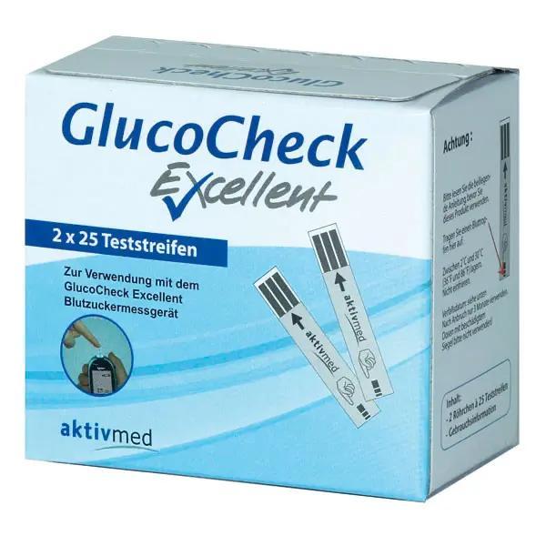 GlucoCheck Blutzuckerteststreifen - Für GlucoCheck Blutzuckermessgeräte 