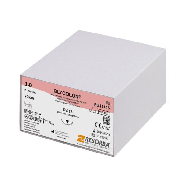 Glycolon DS18 - monofiles ungefärbtes Nahtmaterial, resorbierbar (SSB-fähig)