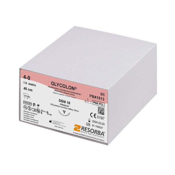 Glycolon DSM18   2Dtzd - Monofiles, resorbierbares Nahtmaterial (SSB-fähig)