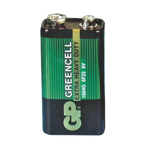 Greencell Blockbatterie - 9 V für den Einsatz in älteren Rauchmeldern