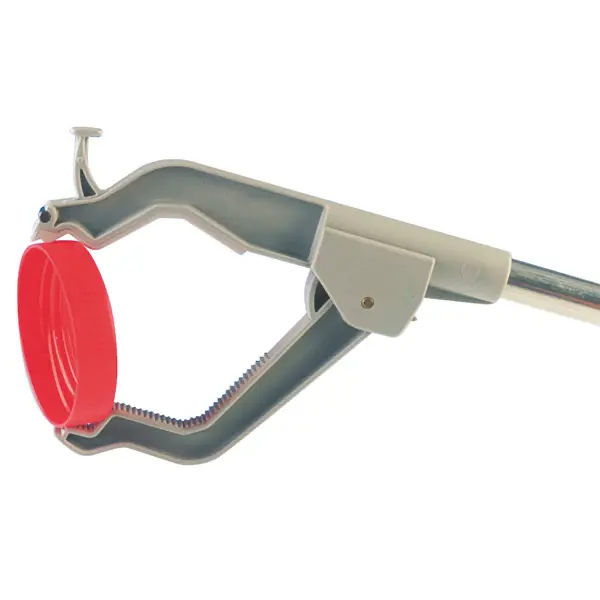 Preview: Greifhilfe Economy - Drehbare Greifklaue, gummibeschichtete Klemme mit Magnet und Haken