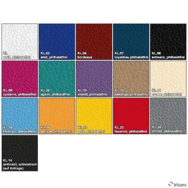 Preview: Halbrolle mit Kunstlederbezug - 40 x 22 x 11 cm ohne Reißverschluss