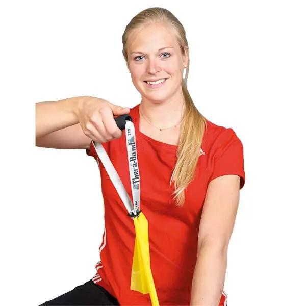 Handgriff für Theraband - Für die bessere Durchführung von Dehn- und Streckübungen