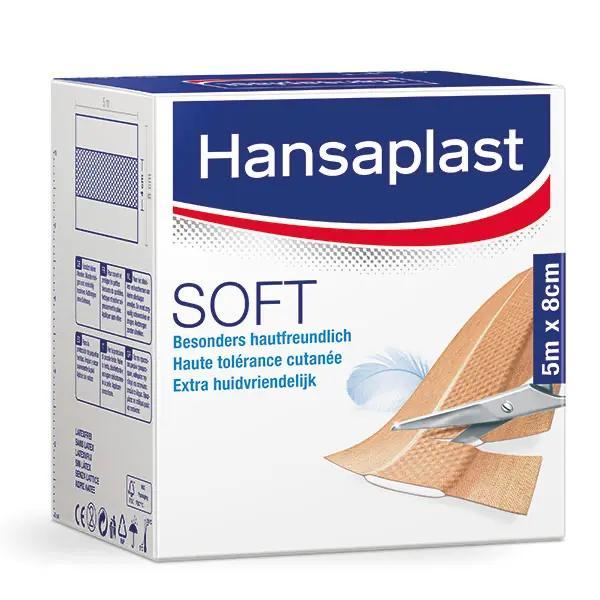 Hansaplast Soft - Pflaster zur Versorgung von Schürf- und Schnittwunden, zuschneidbar (SSB-fähig)