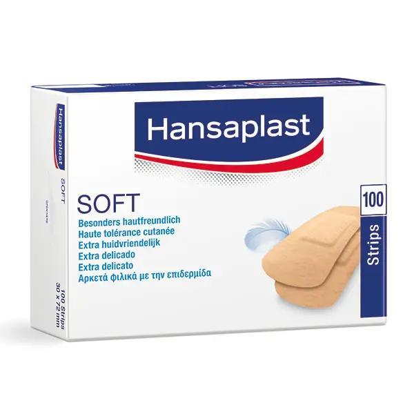 Hansaplast Soft Strips - Pflaster zur schnellen Versorgung von kleinen Wunden (SSB-fähig)