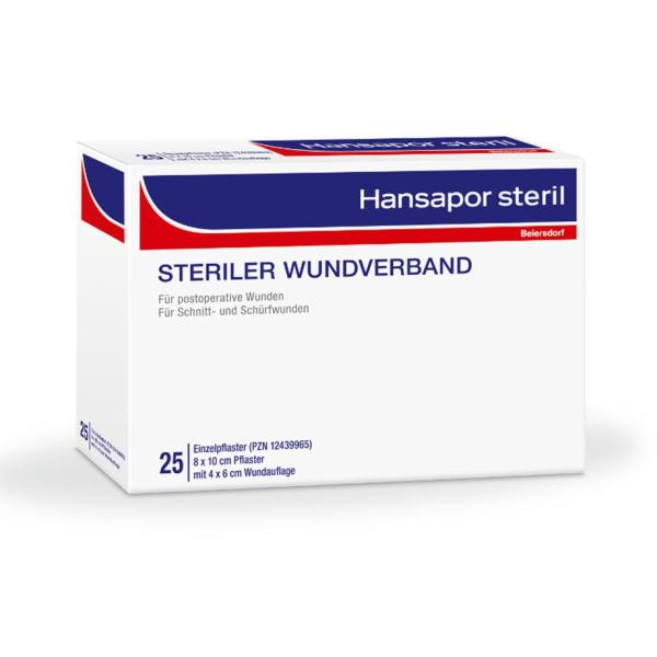 Preview: Hansapor steril - Wundverband für post-operative Wunden (SSB-fähig)