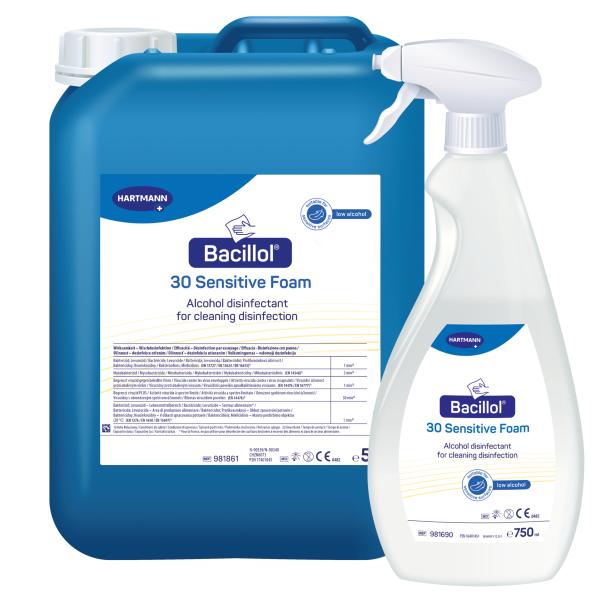 Hartmann Bacillol 30 Sensitive Foam - Materialschonendes Schnell-Desinfektionsmittel