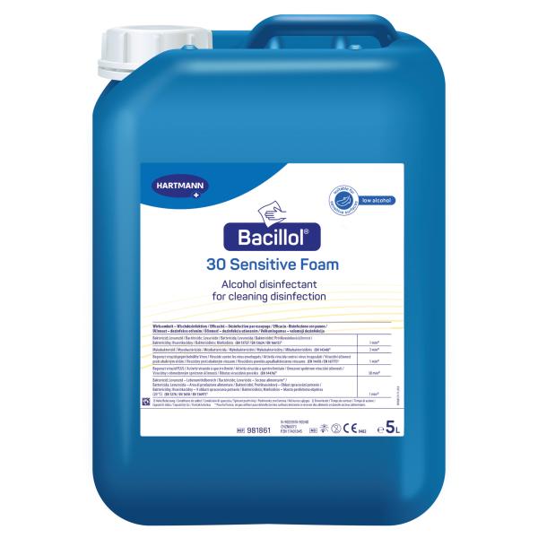 Preview: Hartmann Bacillol 30 Sensitive Foam - Materialschonendes Schnell-Desinfektionsmittel
