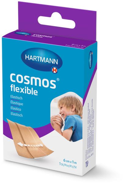 Hartmann Cosmos Flexible - Hautfreundliches Wundpflaster auf Rolle 6 cm x 1 m