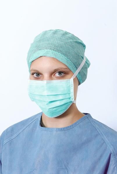 Preview: Hartmann Foliodress Mask Comfort Senso - Chirurgische Gesichtsmaske in grün 