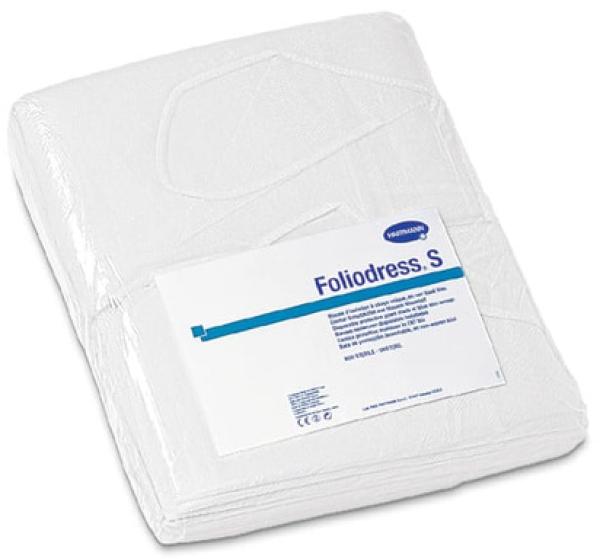 Hartmann Foliodress S white - Einmal-Schutzkittel in weiß 122 cm