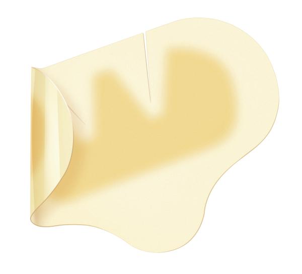 Preview: Hartmann Hydrocoll Classic Concave - Hydrokollid-Verband für Ferse und Ellenbogen 8x12 cm