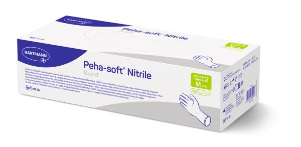 Preview: Hartmann Peha-soft Nitrile Guard Powderfree – Puderfreie und latexfreie Nitrilhandschuhe