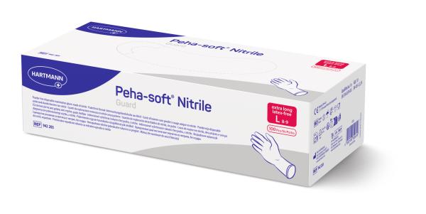 Preview: Hartmann Peha-soft Nitrile Guard Powderfree – Puderfreie und latexfreie Nitrilhandschuhe
