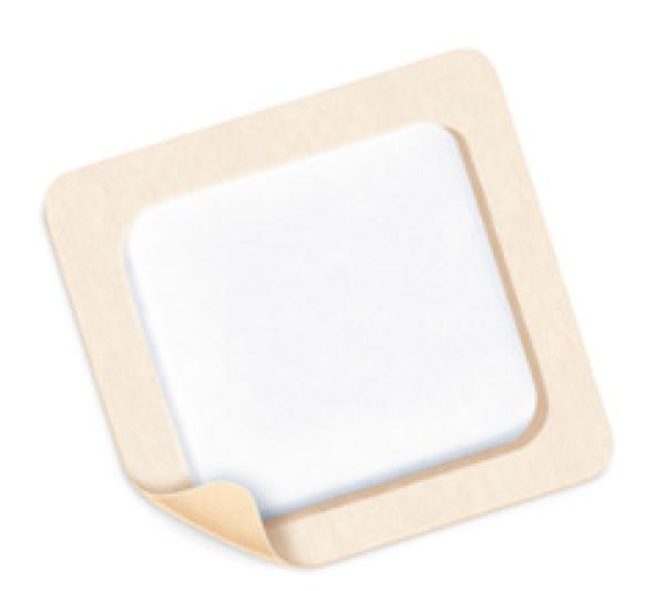 Preview: Hartmann PermaFoam Classic Border - hydrophiler Polymer-Schaumstoffverband - mit Kleberand (SSB-fähig)