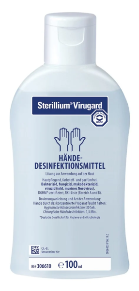 Preview: Hartmann Sterillium Virugard - Händedesinfektionsmittel farbstoff- und parfümfrei