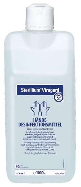 Preview: Hartmann Sterillium Virugard - Händedesinfektionsmittel farbstoff- und parfümfrei