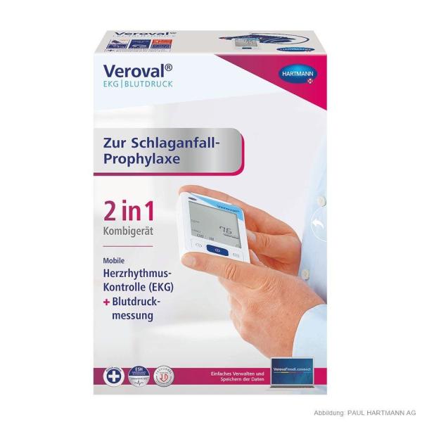 Hartmann Veroval 2 in1 EKG- Blutdruckmessgerät mit mobiler EKG-Funktion