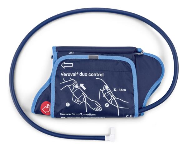 Preview: Hartmann Veroval duo control Manschetten - Zugbügelmanschette mit ergonomischer Passform 