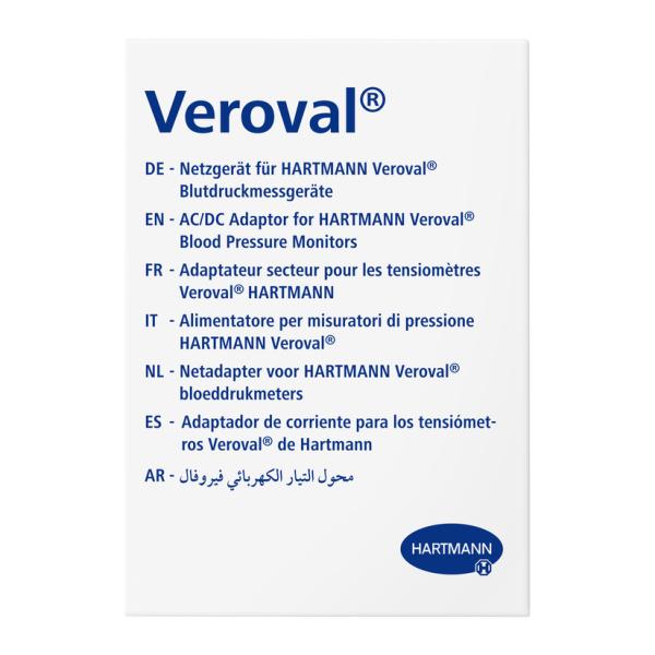 Preview: Hartmann Veroval Netzadapter - Kompatibel mit Veroval Oberarm-Gerät