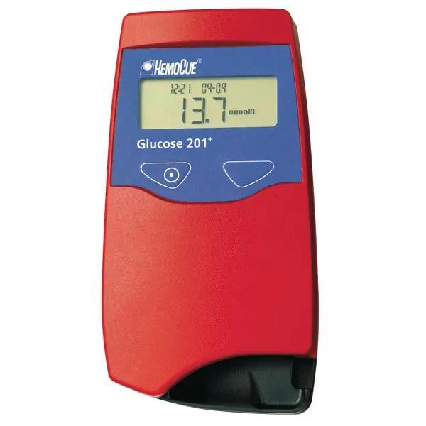 Hemocue Glucose 201+ Analyzer Messgerät zur Bestimmung von Gesamtglucose im Vollblut
