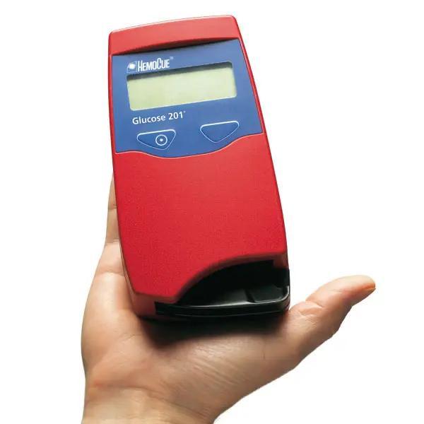 Preview: Hemocue Glucose 201+ Analyzer Messgerät zur Bestimmung von Gesamtglucose im Vollblut