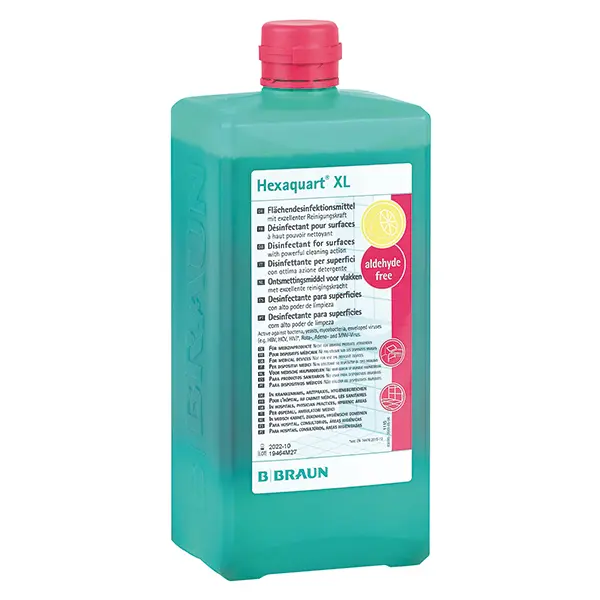 Hexaquart XL Flächendesinfektionsmittel - Aldehydfrei, Antimikrobiell, Viruzid nach IHO