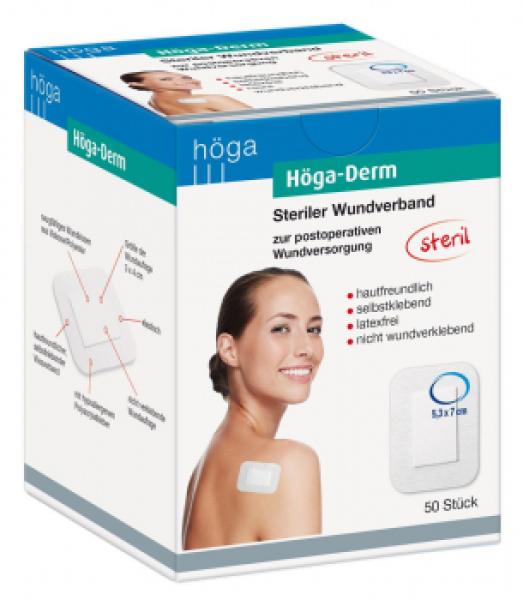 Preview: Höga-Derm Pflaster - steriler Wundverband zur postoperativen Wundversorgung (SSB-fähig)
