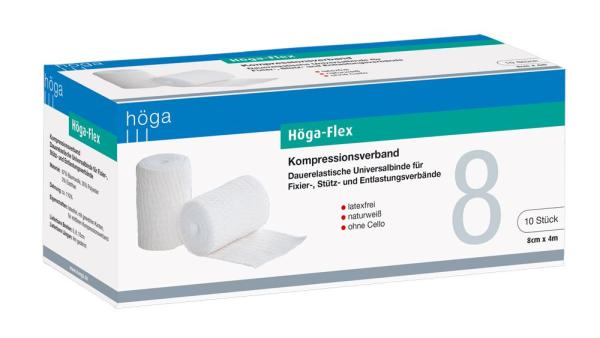 Preview: HÖGA-FLEX Binden - Dauerelastische Universalbinden, 10 Stück (SSB-fähig)