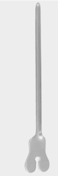Hohlsonde -  Doppel-Knopfsonde aus Chrom-Nickel-Stahl, Korrosionsbeständig