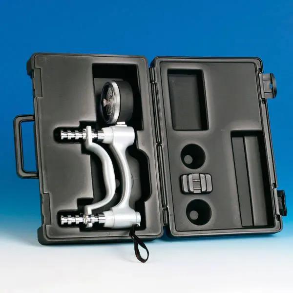Preview: Hydraulischer Handkraftmesser inkl. Hartkoffer - Zur Messung der Griffstärke bis zu 90 kg
