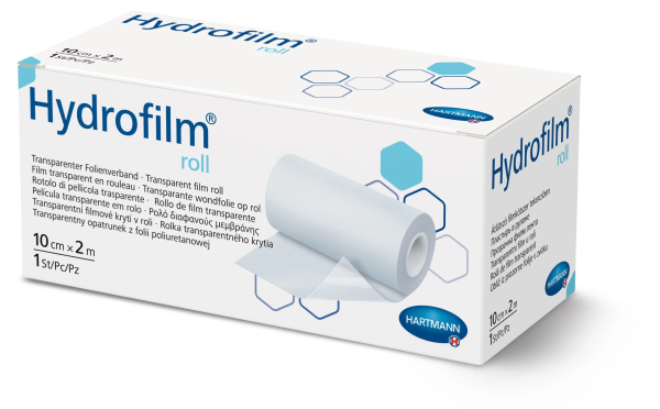 Hydrofilm roll - Wasserdichter und Transparenter Folienverband, Atmungsaktiv Hypoallergen (SSB-fähig)