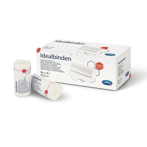 Idealbinden - textilelastisch mit kurzem Zug, Dehnbarkeit ca. 90 % (SSB-fähig)