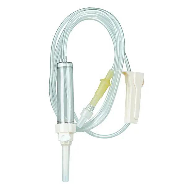 Infusionsgerät - Mit bakteriendichtem Luft-& Flüssigkeitsfilter - Für Schwerkraft-Infusion (SSB-fähig)