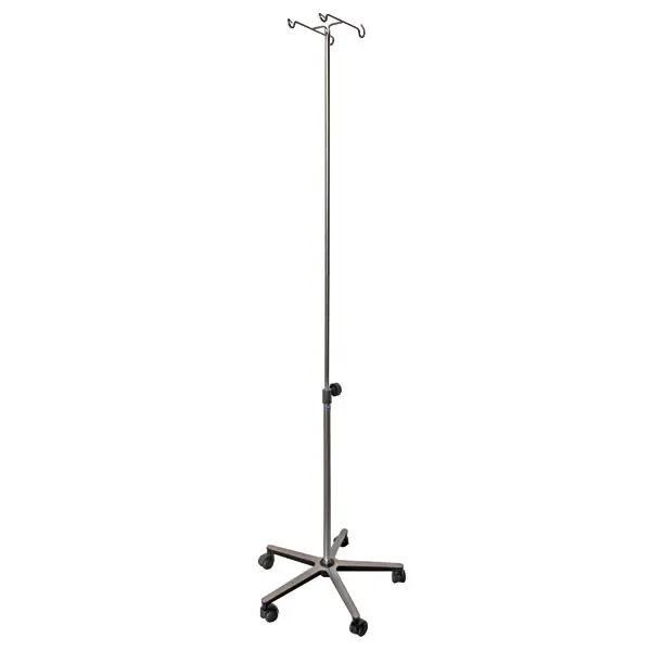Infusionsständer aus Edelstahl - Stufenlos höhenverstellbar von 162 - 222 cm