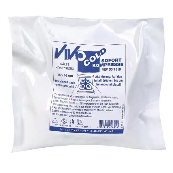 Preview: Instant-Kühlkompressen zur Sofortbehandlung - Kompresse kräftig drücken zum aktivieren