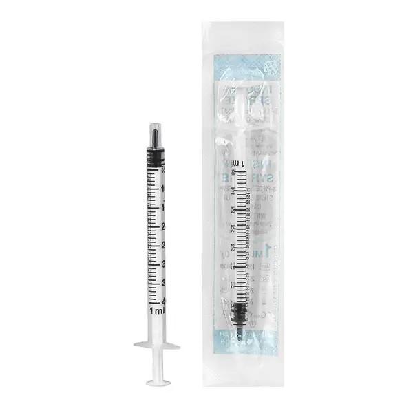 Insulinspritzen 1 ml / Teilung U 40 - Ohne Kanüle